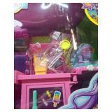 Barbie Extra Fashion Doll and Vanity Playset with 45+ Accessories  Vanity and Puppy