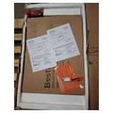 Bestier Modern Electric 7 Color LED Fireplace TV Stand for Tvs (Pine) - Retail: $289.99