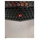 Midea 1500W Quartz Electric Space Heater  MSH20Q3ABB  Black