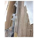 Mainstays Metal Frame 6 Shelf Bookcase, Brown/Black