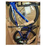 29\" Hyper Bicycle Explorer Mountain Bike, 29\" Wheels, Adults 14+ Years, Hard Tail, Blue