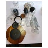 Trudeau Lazy Susan Seasoning Station  6 Piece Set