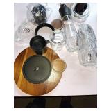 Trudeau Lazy Susan Seasoning Station  6 Piece Set