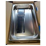 Winco C-4080 8 qt Stainless Steel Full Size Chafing Dish With Folding Stand