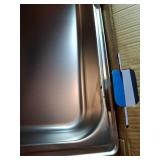 Winco C-4080 8 qt Stainless Steel Full Size Chafing Dish With Folding Stand