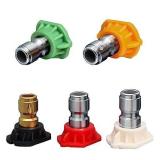 Pressure Washer Tips Set Multiple Degrees, 4.0 GPM Power Washer Nozzle Tips 5 Pack - Retail: $9