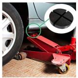Universal Fit 5.5"Large Rubber Jack Pad/Slotted Jack Pucks | Made from Heavy Duty Rubber, The Ultimate Protector for Frame Rail and Paint - Retail: $15