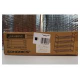 Shoe Rack, 4-Tier Shoe Organizer, Metal Storage Shelf, Upright or Upside Down, for 20-25 Pairs, Stackable, for Entryway, 11.8 x 36.2 x 29.5 Inches, Black ULSA14BK - Retail: $22