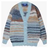 Eden Cardigan Sweater Open Front Casual Knit Cardigans Pinstripe Fashion Sweater