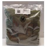 Women Button Down Cardigan Fashion 2024 Business Casual Outfits Fall Clothes Lightweight Long Sleeve Open Front Cable Knit Green Cardigans Sweaters for Women Crochet Tops, Medium