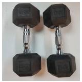 CAP Rubber Dumbbells 20lbs Pair - Retail: $60
