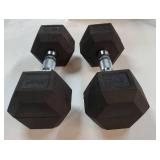 CAP Rubber Dumbbells 20lbs Pair - Retail: $60