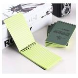 Notebook Waterproof Writing Paper Note Book Outdoor. 3 Pack.