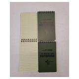 Notebook Waterproof Writing Paper Note Book Outdoor. 3 Pack.