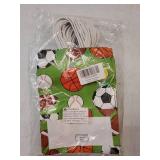 24 Pcs Sports Party Favor Bags Football Goodie Gift Bag with Handles for Soccer Baseball Basketball Football Sports Themed Birthday Baby Shower Party Supplies Decorations - Retail: $16