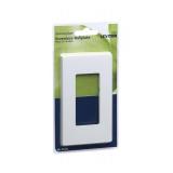 Leviton 1-Gang Decora Plus Screwless Wall Plate, 80301-SW, White - Retail: $16