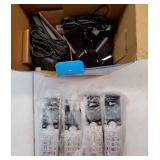 AT&T CL82407 DECT 6.0 4-Handset Cordless Phone for Home with Answering Machine, Call Blocking, Caller ID Announcer, Intercom and Long Range, Silver - Retail: $115