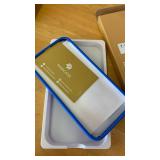 Miracase Designed for iPhone 13 Case, with Tempered Glass Screen Protector, [Soft Anti-Scratch Microfiber Lining], Shockproof Liquid Silicone Rubber Phone Case for 13 6.1 inch, Mediterranean Blue - Re