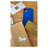 Miracase Designed for iPhone 13 Case, with Tempered Glass Screen Protector, [Soft Anti-Scratch Microfiber Lining], Shockproof Liquid Silicone Rubber Phone Case for 13 6.1 inch, Mediterranean Blue - Re