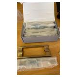 Amerdeco 10 Pack Champagne Bronze Cabinet Pulls 5 Inch(128mm) Hole Center Kitchen Cabient Hardware Brushed Brass Cabinet Handles Gold Drawer Pulls ZH00013 - Retail: $46