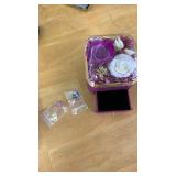 Beferr Gifts for Women Mom Preserved Rose Forever Flower with Necklace Fresh Flowers for Delivery Prime Birthday Gifts for Wife Sister Grandma Christmas Anniversary Eternal Purple Roses - Retail: $60