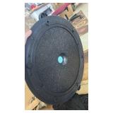 JX FITNESS 58cm Balance Half Ball Trainer, Stability Exercise Yoga Half Ball with Resistance Bands & Pump - Improve Core and Ab Strength with Full Body Home Gym Workouts Or Fitness Training - Retail: 