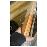 Precision Quilting Tools Quilt Hanger Rack, Knob-Less Modern Wooden Design for Wall Hanging to Clamp Quilts, Rugs, Tapestries (Light Stained Wood 60\" Size), Tapestry Hangers, Mounted Quilt Rack - Ret