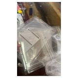 4 Pack Clear Shoe Storage Boxes Stackable Shoes Organizer Acylic Boots Sneaker Display Case - Retail: $0