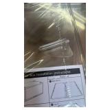 4 Pack Clear Shoe Storage Boxes Stackable Shoes Organizer Acylic Boots Sneaker Display Case - Retail: $0