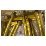 LANGXUN 9.5ft Large Size Metal Circle Balloon Arch Stand Decoration, Arch Frame for Birthday Wedding Graduation Decorations and Event Party Supplies, Baby Shower Photo Background - Retail: $49