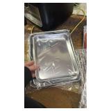 Stainless Steel Baking Sheet Tray Cooling Rack with Silicone Baking Mat Set, Cookie Pan with Cooling Rack, Set of 9 (3 Sheets + 3 Racks + 3 Mats), 10/12/16 Inch, Easy Clean - Retail: $36