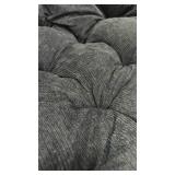 Papasan Chair Cushion 44\" X 44\", Corduroy Round Supportive Cushion (Without Chair), Pack of 1, Dark Blue - Retail: $57