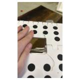 ACKO Folding Step Stool Foldable 16 Inch 400 lbs Capacity, Plastic Stools for Adults and Kids, Collapsible Stools for Kitchen, Stepping Stool with Handle (White) - Retail: $36