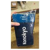 30 oz Tumbler with Handle and 2 Straws,2 in 1 Lid Insulated Water Bottle Stainless Steel Travel Coffee Mug,Navy blue - Retail: $19