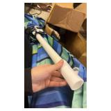 Grandekor 7FT Beach Umbrellas for Sand Heavy Duty Wind Portable Beach Umbrella with Table Travel Beach Umbrella with Carry Bag Sun Umbrella Beach, UV 50+ - Retail: $50