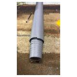 Haimin Fabric Wallpaper Textured Contact Paper (24in X 393in) Grey Peel and Stick Faux Linen Wall Paper Self-Adhesive Vinyl Wallpaper Herringbone Look (Gray) - Retail: $40