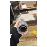 Haimin Fabric Wallpaper Textured Contact Paper (24in X 393in) Grey Peel and Stick Faux Linen Wall Paper Self-Adhesive Vinyl Wallpaper Herringbone Look (Gray) - Retail: $40