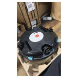 Cordless Robotic Pool Cleaner, Lasts 80 Min, Automatic Vacuum for Above-Ground Pools up to 645 Sq.ft,Portable, Self-Parking,Light Black - Retail: $120