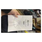 Cordless Robotic Pool Cleaner, Lasts 80 Min, Automatic Vacuum for Above-Ground Pools up to 645 Sq.ft,Portable, Self-Parking,Light Black - Retail: $120