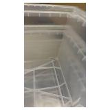 Plastic Storage Bins, Space-Saving Stackable Bins for Garage, Pantry, Craft Organization - Retail: $62