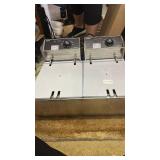 Commercial Deep Fryer with Basket - Large Capacity Stainless Steel Electric Oil Fryer for Restaurant or Home Use,3400W 12.7QTMISSING BASKETS - Retail: $130