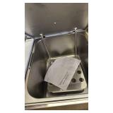 Commercial Deep Fryer with Basket - Large Capacity Stainless Steel Electric Oil Fryer for Restaurant or Home Use,3400W 12.7QTMISSING BASKETS - Retail: $130