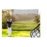 Sports Backstop Net - Hitting Net for Golf, Baseball, Hockey, Soccer - Retail: $80