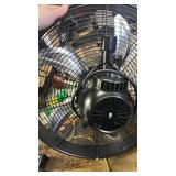 Utilitech 20-in 120 -Volt 3 -Speed High Velocity Indoor/Outdoor Black Pedestal FanMISSING LOCK ON STAND - Retail: $150