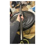 Utilitech 20-in 120 -Volt 3 -Speed High Velocity Indoor/Outdoor Black Pedestal FanMISSING LOCK ON STAND - Retail: $150