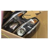 84582598 GM2503406 HID/Xenon Headlight Compatible with Chevy Tahoe Suburban 2015-2020 Right Passenger Side LED DRL Headlamp w/Bulbs - Retail: $255