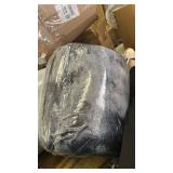 8x10 Area Rugs for Living Room, Ultra Soft Fluffy Large Shaggy Rug Carpet for Bedroom, Non-Slip Fuzzy Plush Rugs for Nursery Boys Girls Kids Room Modern Indoor Home Decor, Tie-Dyed Blue Grey - Retail: