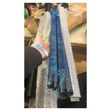 Upgrade 2 in 1 3 Step Stair&Horizontal Handrails, Adjustable 40\"x38\" Stair Railing Kits, Black Wrought Iron Hand Rails for Outdoor Steps,Concrete Step, Porch Railing, with Installation Kit - Retail: