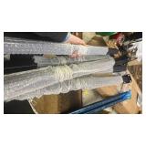 Upgrade 2 in 1 3 Step Stair&Horizontal Handrails, Adjustable 40\"x38\" Stair Railing Kits, Black Wrought Iron Hand Rails for Outdoor Steps,Concrete Step, Porch Railing, with Installation Kit - Retail: