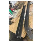 Driveway Drag Harrow, Driveway Drag with 2 Adjustable Bars for Field and Lawn Leveling, Driveway Grader for ATV, UTV, Garden Lawn Tractors - Retail: $76